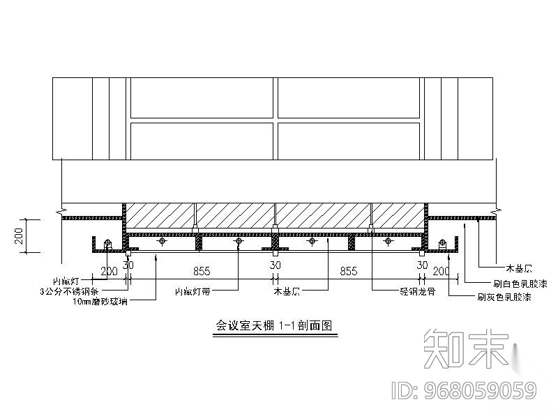 某国际公寓办公室施工方案图cad施工图下载【ID:968059059】