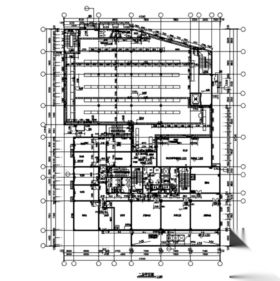 [绣山]某街道社区十层服务中心、菜市场建筑施工套图（满...cad施工图下载【ID:165142109】