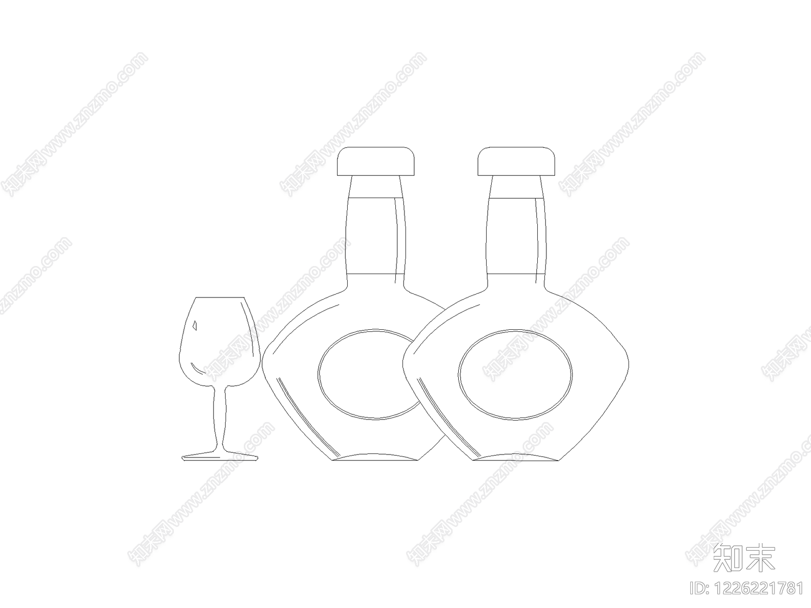 摆件cad施工图下载【ID:1226221781】