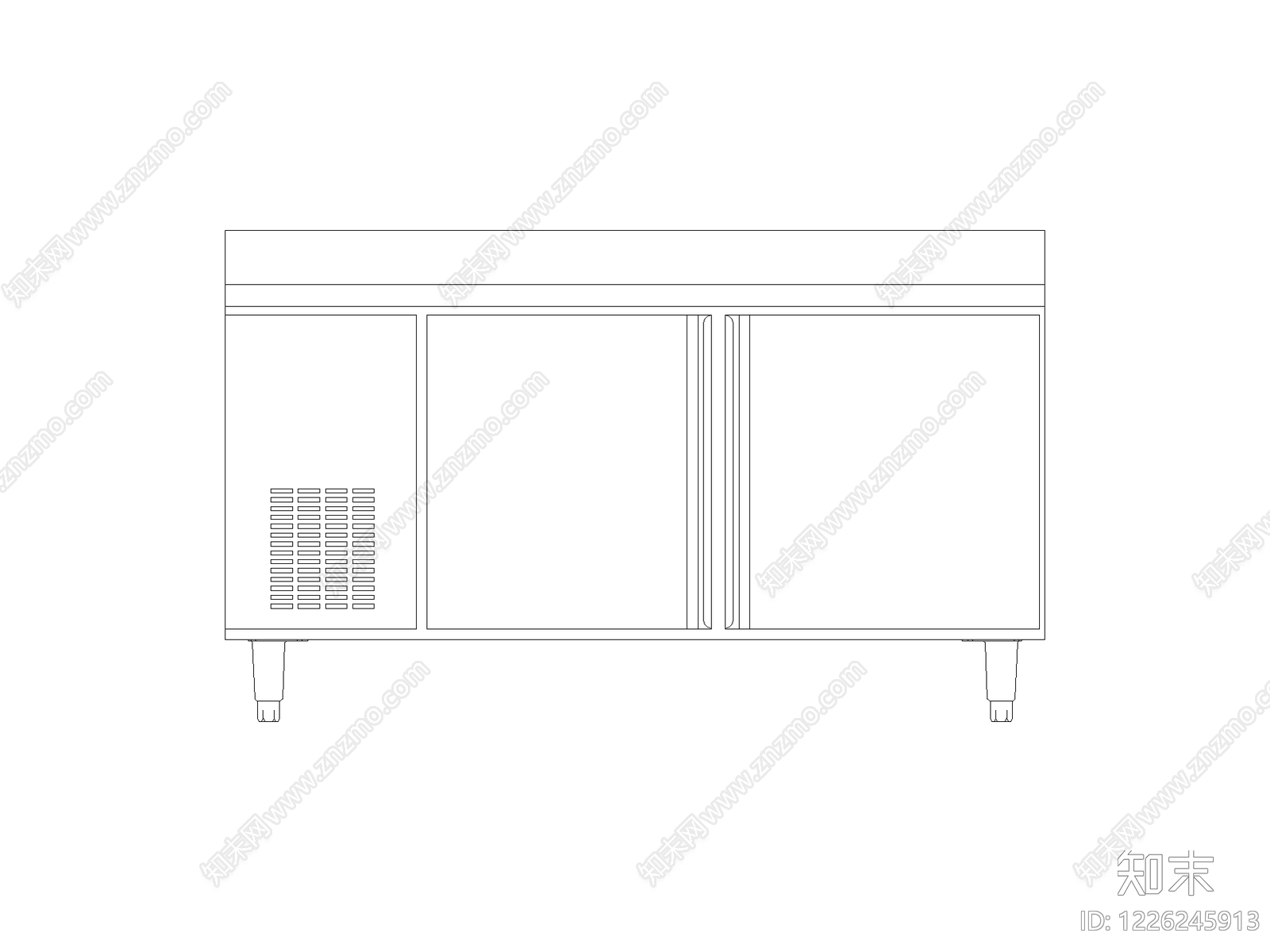 柜子cad施工图下载【ID:1226245913】