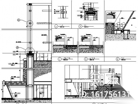 [苏州]五星假日酒店巴西烤肉施工图cad施工图下载【ID:161756131】