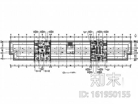 [内蒙古]某欧陆风格国际酒店商务办公区室内装修施工图cad施工图下载【ID:161950155】