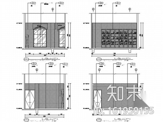 [内蒙古]某欧陆风格国际酒店商务办公区室内装修施工图cad施工图下载【ID:161950155】