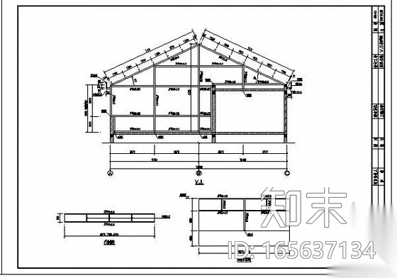 邯郸某住宅平改坡结构设计图cad施工图下载【ID:165637134】