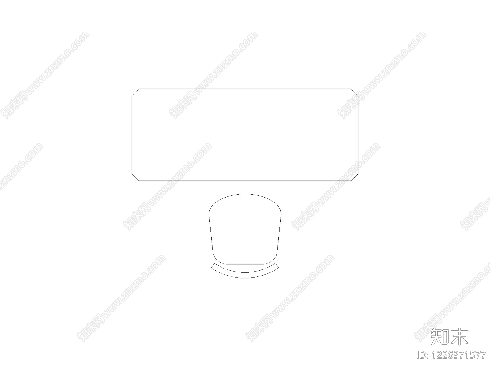 桌子CAD图纸