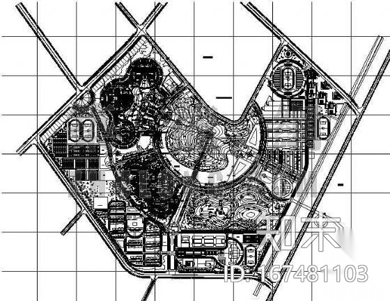 某大学新校区平面图施工图下载【ID:167481103】