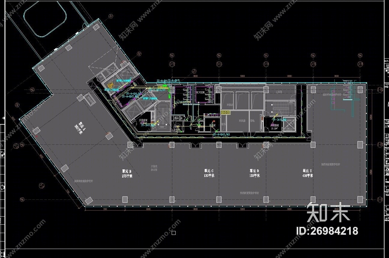 杭州富力余政储出（CAD施工图纸）施工图下载【ID:26984218】