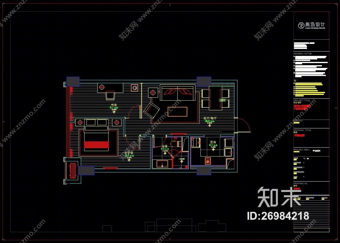 杭州富力余政储出（CAD施工图纸）施工图下载【ID:26984218】