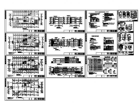 某会所建筑施工图纸cad施工图下载【ID:167062135】