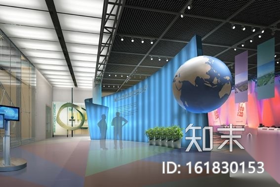 [天津]某集团技术中心办公楼装修图(含效果)cad施工图下载【ID:161830153】