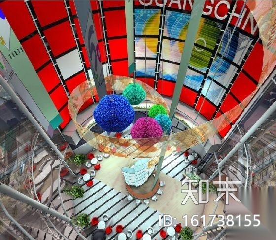 某地产售楼处施工图（含效果）cad施工图下载【ID:161738155】