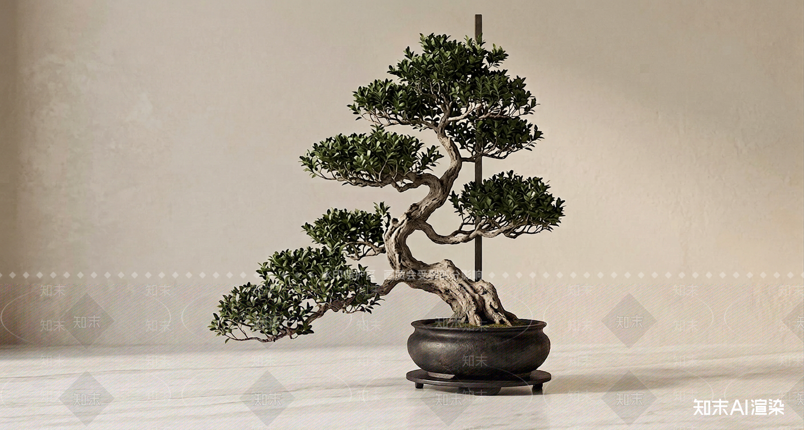 造型绿植盆栽3D模型下载【ID:1227424744】