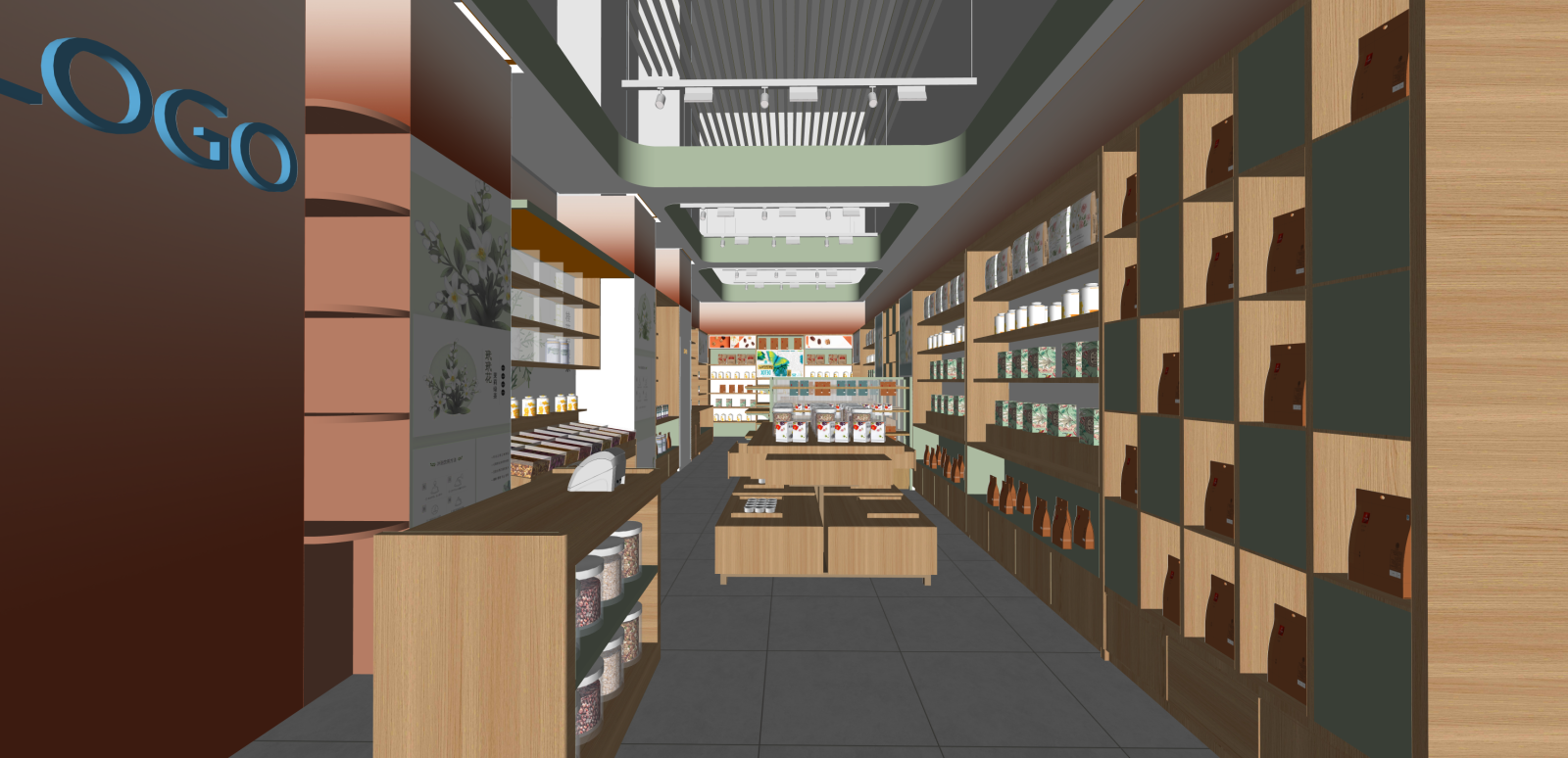 现代便利店SU模型下载【ID:1215980188】