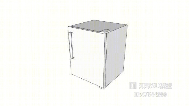 收纳柜SU模型下载【ID:219233803】