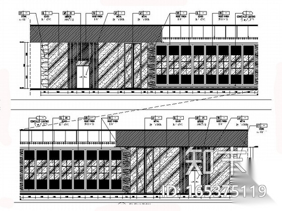 [广东]依山傍水铂金星级高档会议度假酒店室内装修施工...cad施工图下载【ID:165375119】