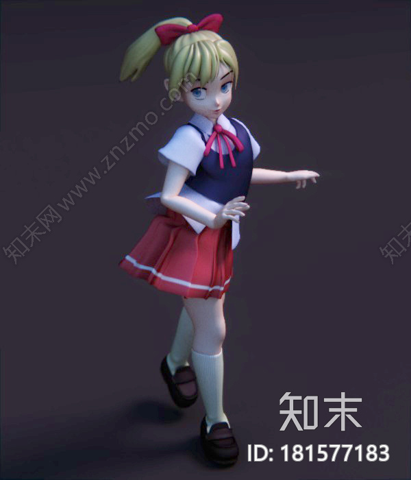 黄发小萝莉CG模型下载【ID:181577183】