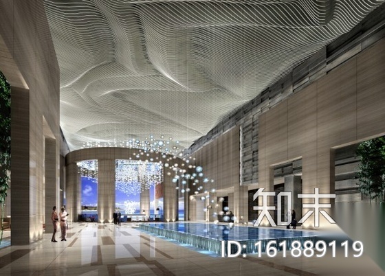 [三亚]游艇主题五星级专业酒店施工图（含效果）cad施工图下载【ID:161889119】