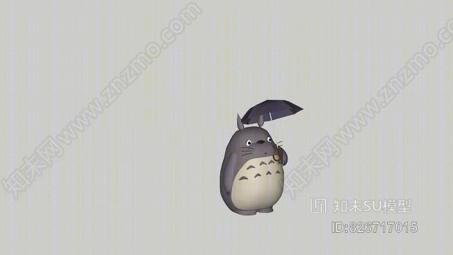 龙猫SU模型下载【ID:826717015】