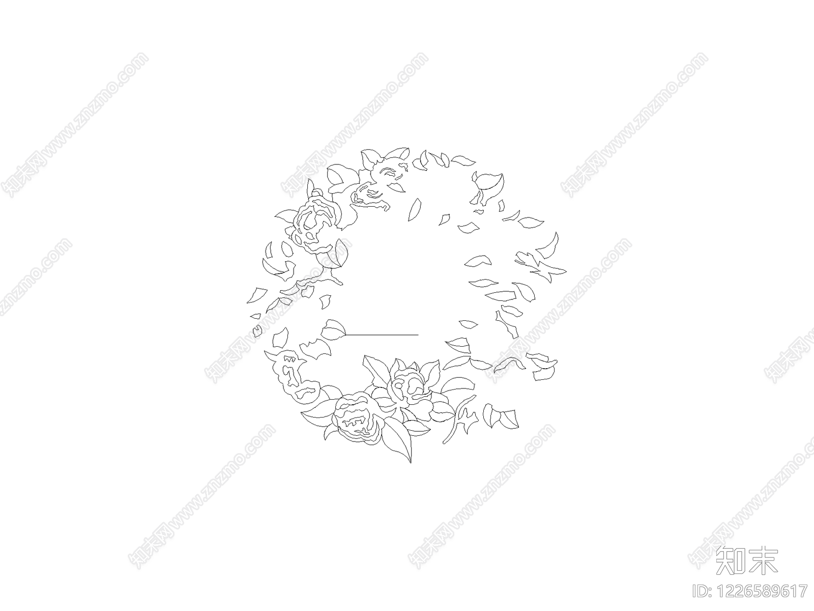 雕塑装饰构件cad施工图下载【ID:1226589617】