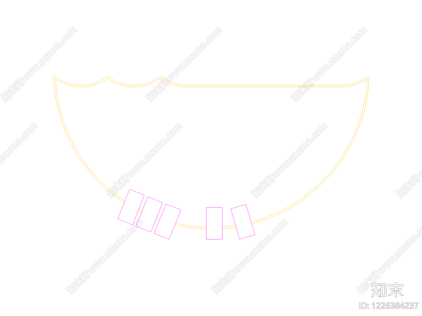 背景墙CAD图纸