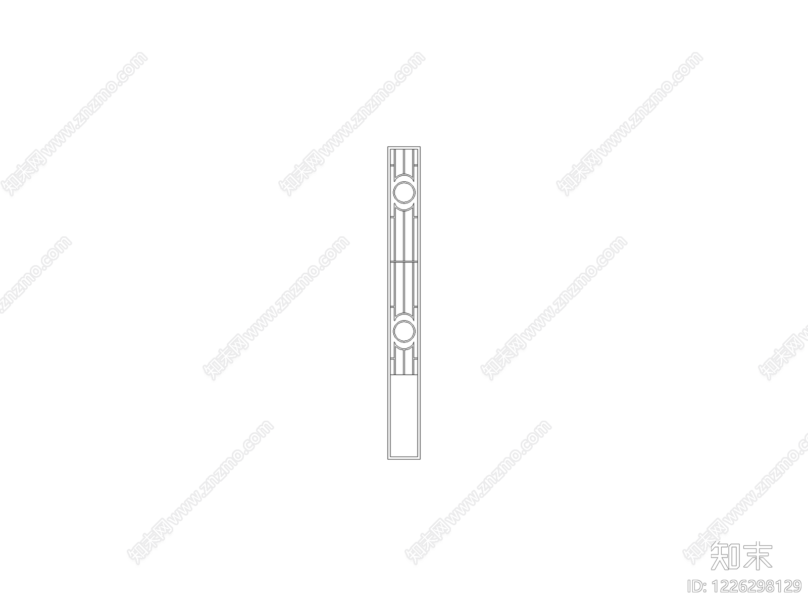 主卧衣柜cad施工图下载【ID:1226298129】