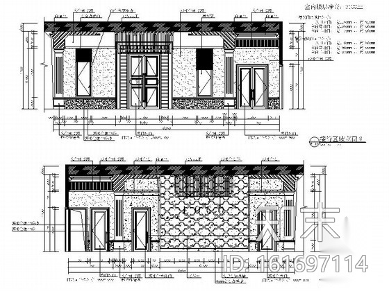 [广州]某五星级酒店项目展厅设计施工图cad施工图下载【ID:161697114】