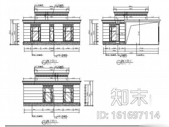 [广州]某五星级酒店项目展厅设计施工图cad施工图下载【ID:161697114】