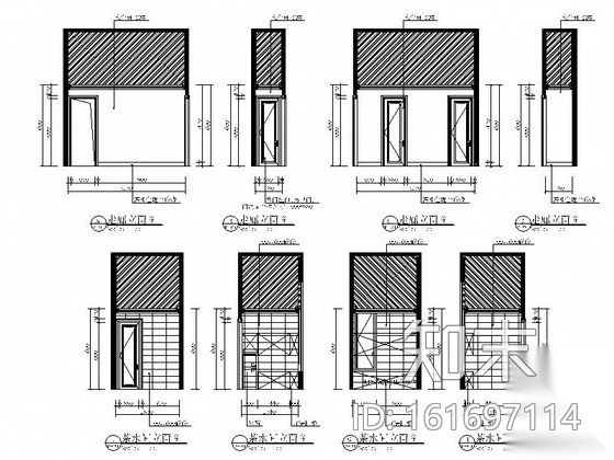 [广州]某五星级酒店项目展厅设计施工图cad施工图下载【ID:161697114】