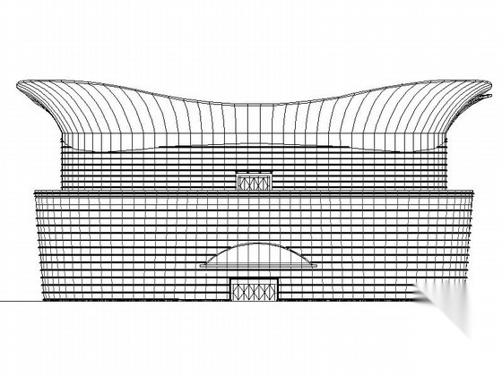 [上海]长风某二十层会展中心建筑施工图（含办公楼）施工图下载【ID:166210145】