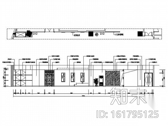东亚风格物业办公室装修图（含效果）cad施工图下载【ID:161795125】