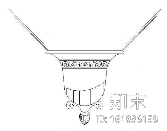 壁灯图块12施工图下载【ID:161836158】
