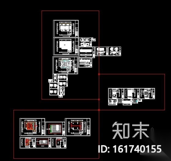 某办公楼多功能厅设计装修图cad施工图下载【ID:161740155】