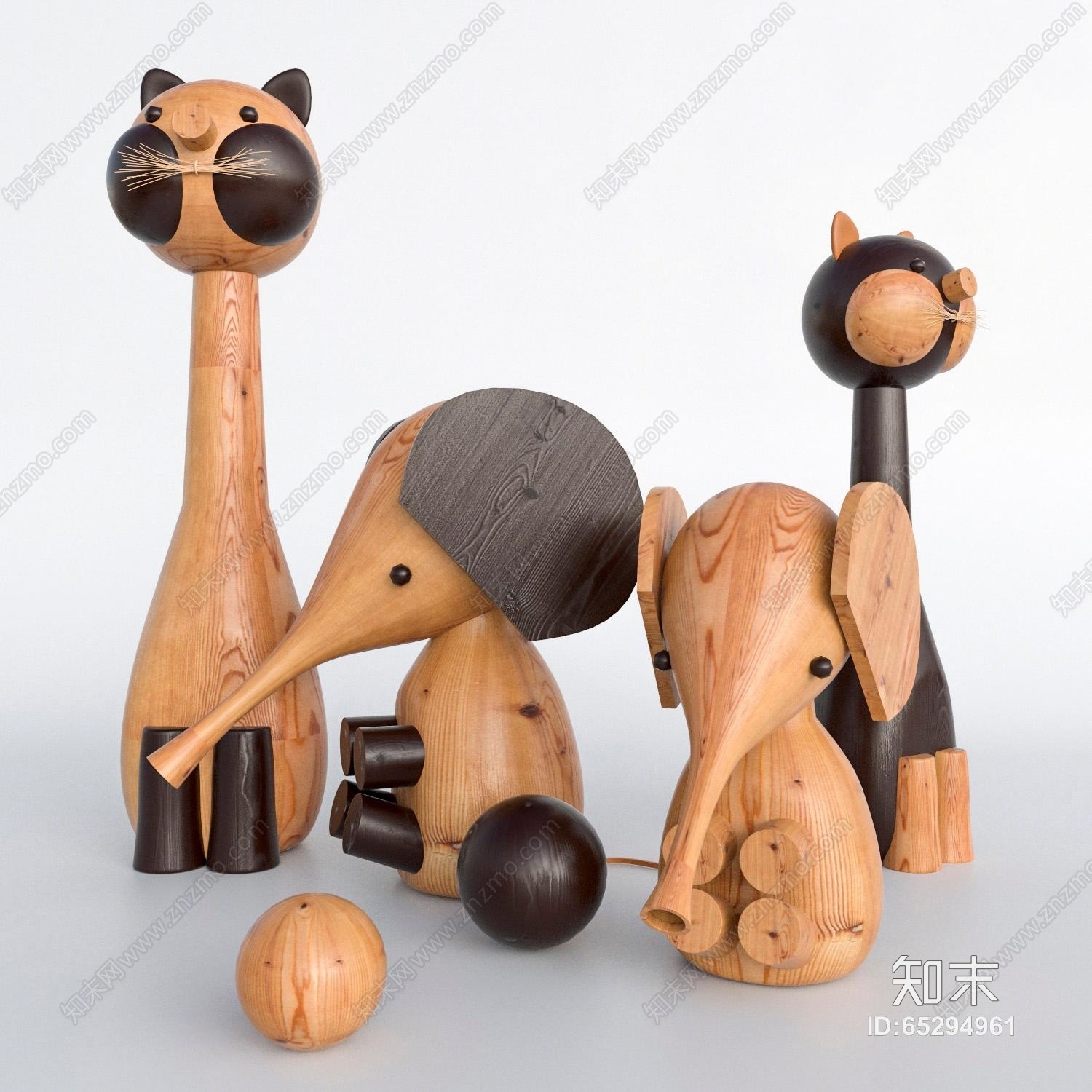 装饰品老鼠模型3D模型下载【ID:65294961】
