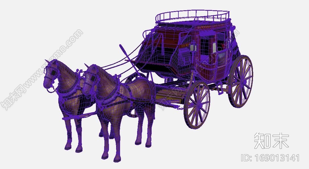 马车CG模型下载【ID:169013141】