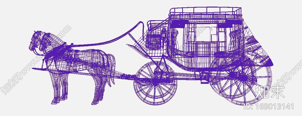 马车CG模型下载【ID:169013141】