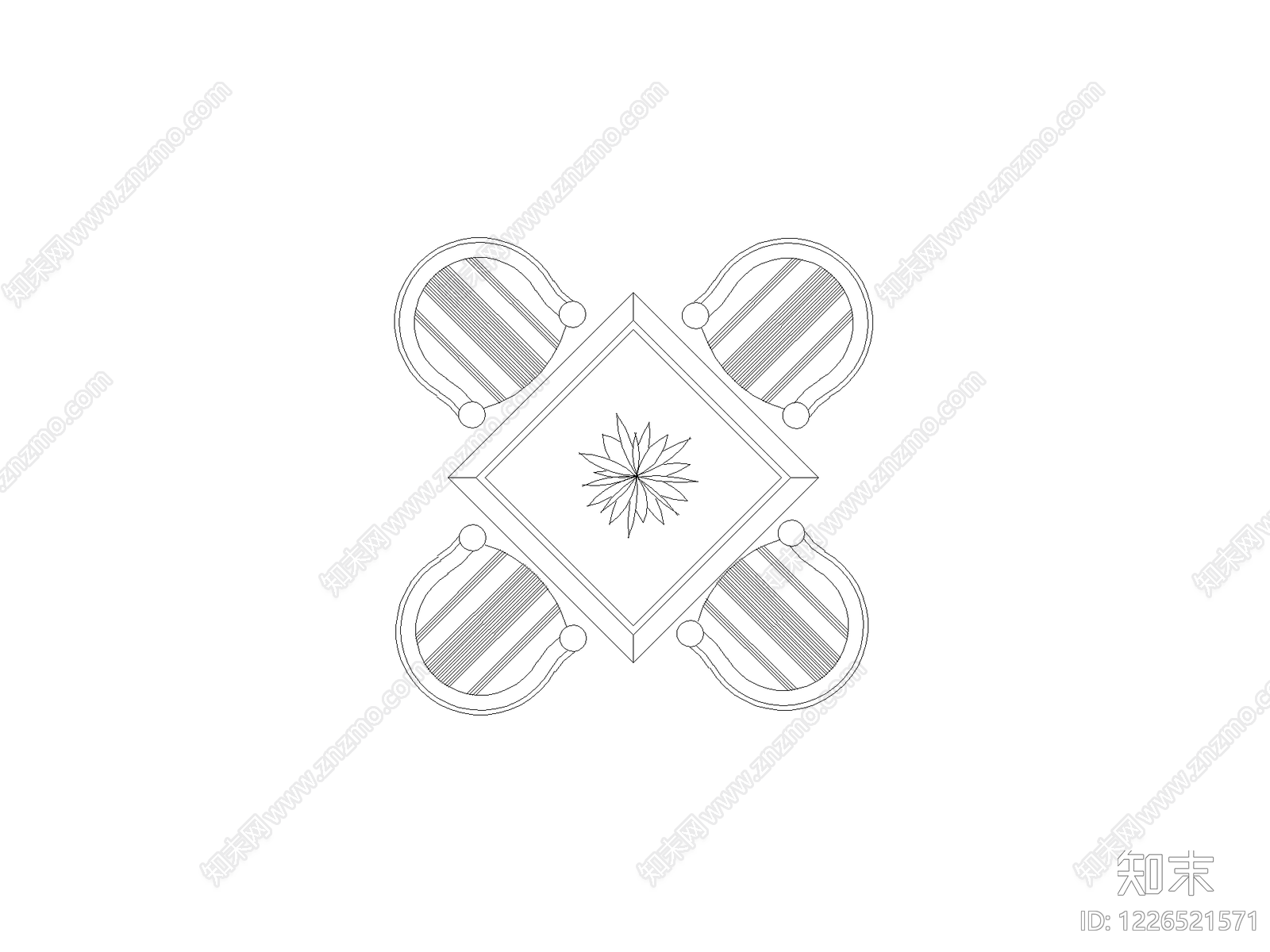 标识标牌构件cad施工图下载【ID:1226521571】