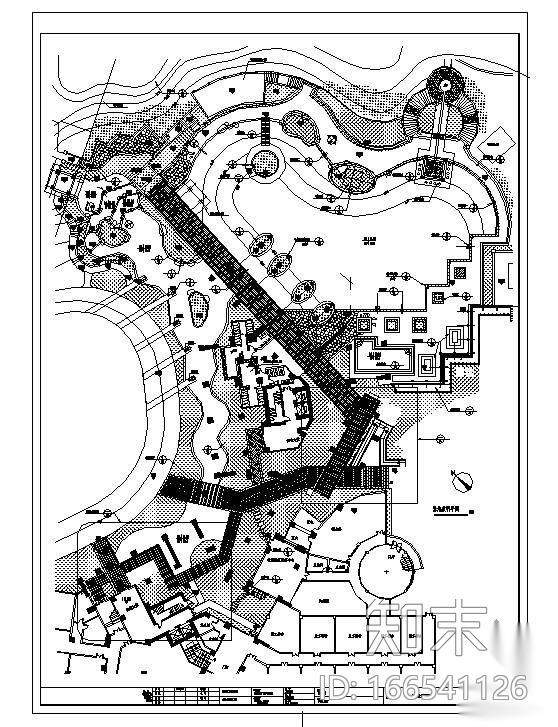 广东小区入口施工详图（包含总体规划）cad施工图下载【ID:166541126】