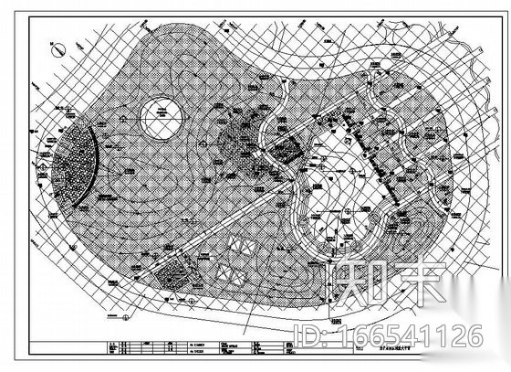 广东小区入口施工详图（包含总体规划）cad施工图下载【ID:166541126】