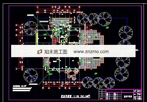 广州二沙岛南堤豪华别墅全套施工图-含小区建筑规划cad施工图下载【ID:36950969】