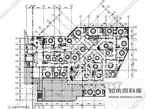 图块/节点某中餐厅平面布置图施工图下载【ID:832252717】