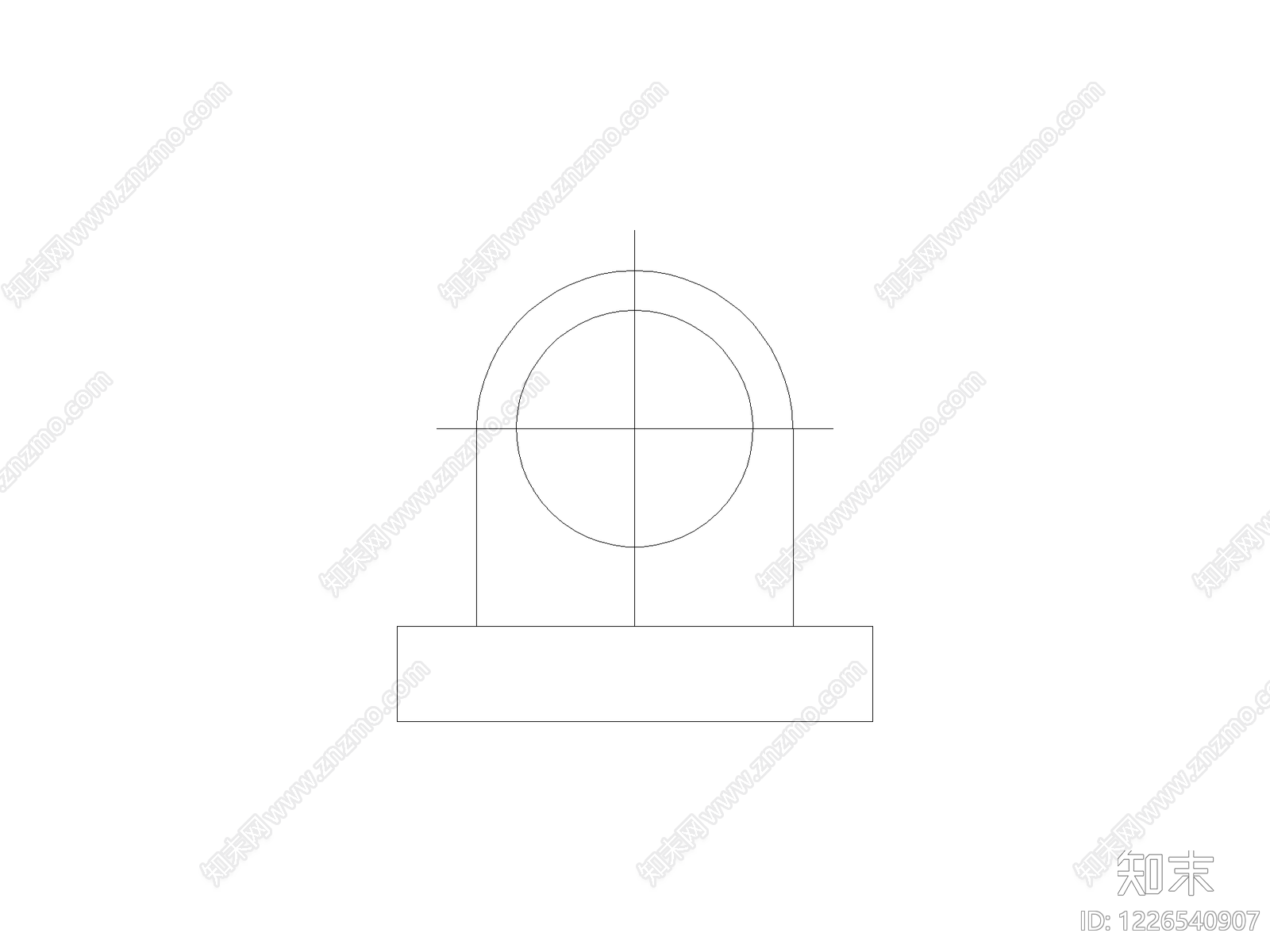 背景墙CAD图纸