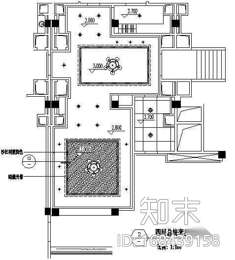 某酒店总统套房装修图cad施工图下载【ID:168439158】