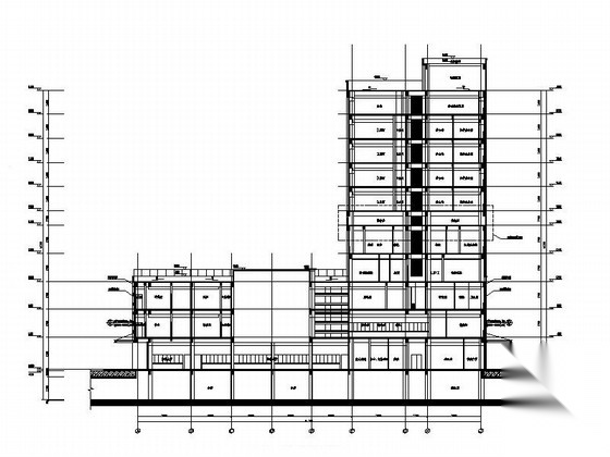 [苏州]大型现代风格甲级医院综合楼建筑施工图（知名设计...施工图下载【ID:166802138】