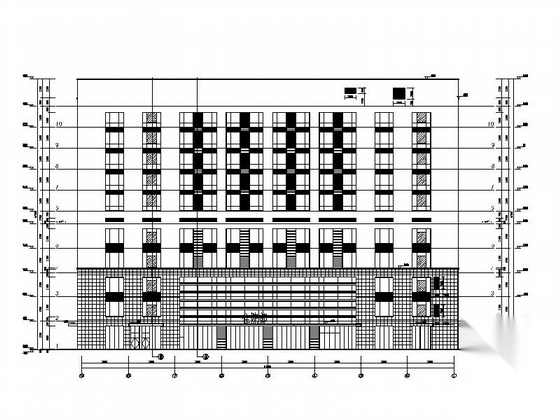 [苏州]大型现代风格甲级医院综合楼建筑施工图（知名设计...施工图下载【ID:166802138】