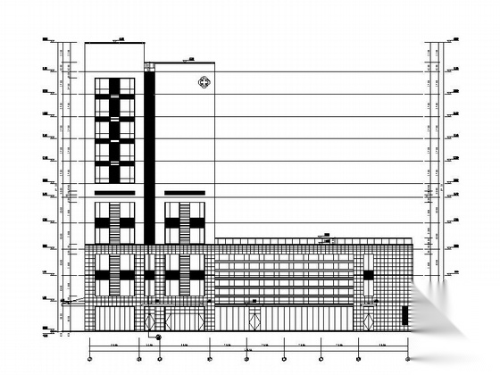 [苏州]大型现代风格甲级医院综合楼建筑施工图（知名设计...施工图下载【ID:166802138】