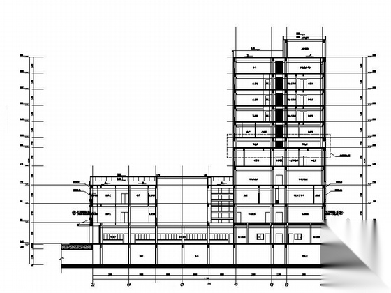 [苏州]大型现代风格甲级医院综合楼建筑施工图（知名设计...施工图下载【ID:166802138】