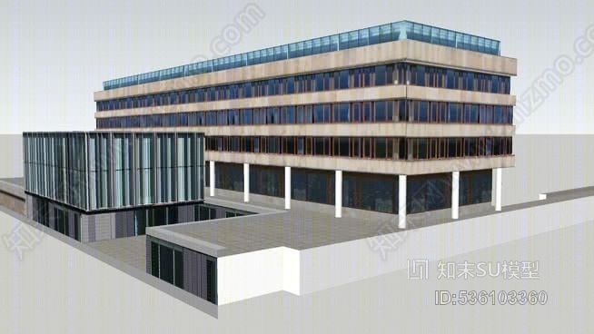 爱丁堡大学亚当·弗格森大楼SU模型下载【ID:536103360】