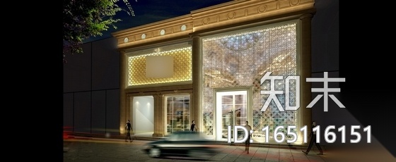 [上海]温泉度假售楼中心设计施工图（含效果）cad施工图下载【ID:165116151】