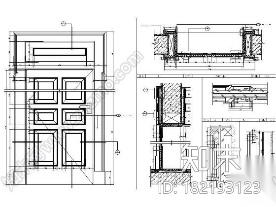 [上海]双层豪华庄园别墅施工图cad施工图下载【ID:182193123】