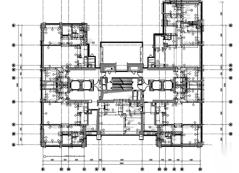 深圳湾悦府南北塔某样板间施工图+物料表cad施工图下载【ID:160651141】